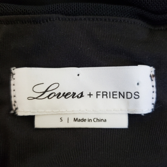 Lovers and Friends Black Bodycon Ruched Mini Dress size Small - Picture 14 of 16